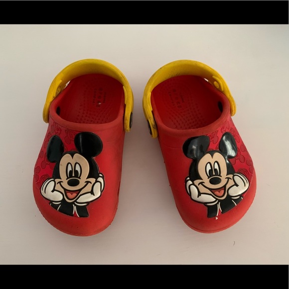 Crocs Disney Mickey Mouse Clog Baby Toddler 7 M - Picture 2 of 3